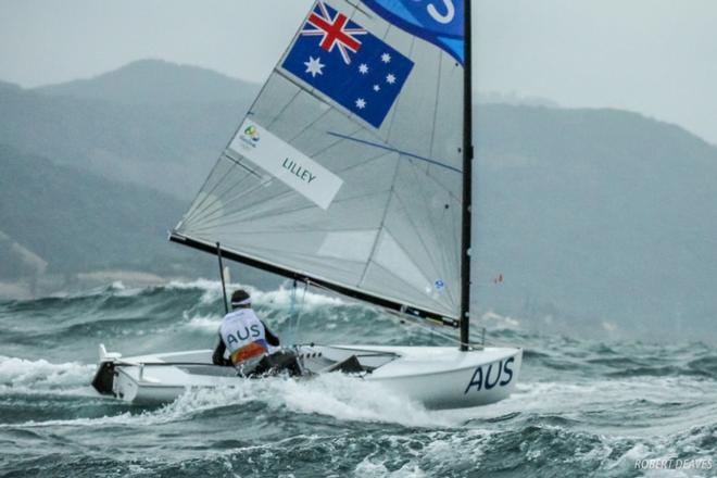 Rio 2016 – Extreme Finn sailing ©  Robert Deaves